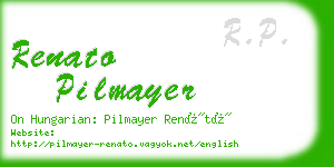 renato pilmayer business card